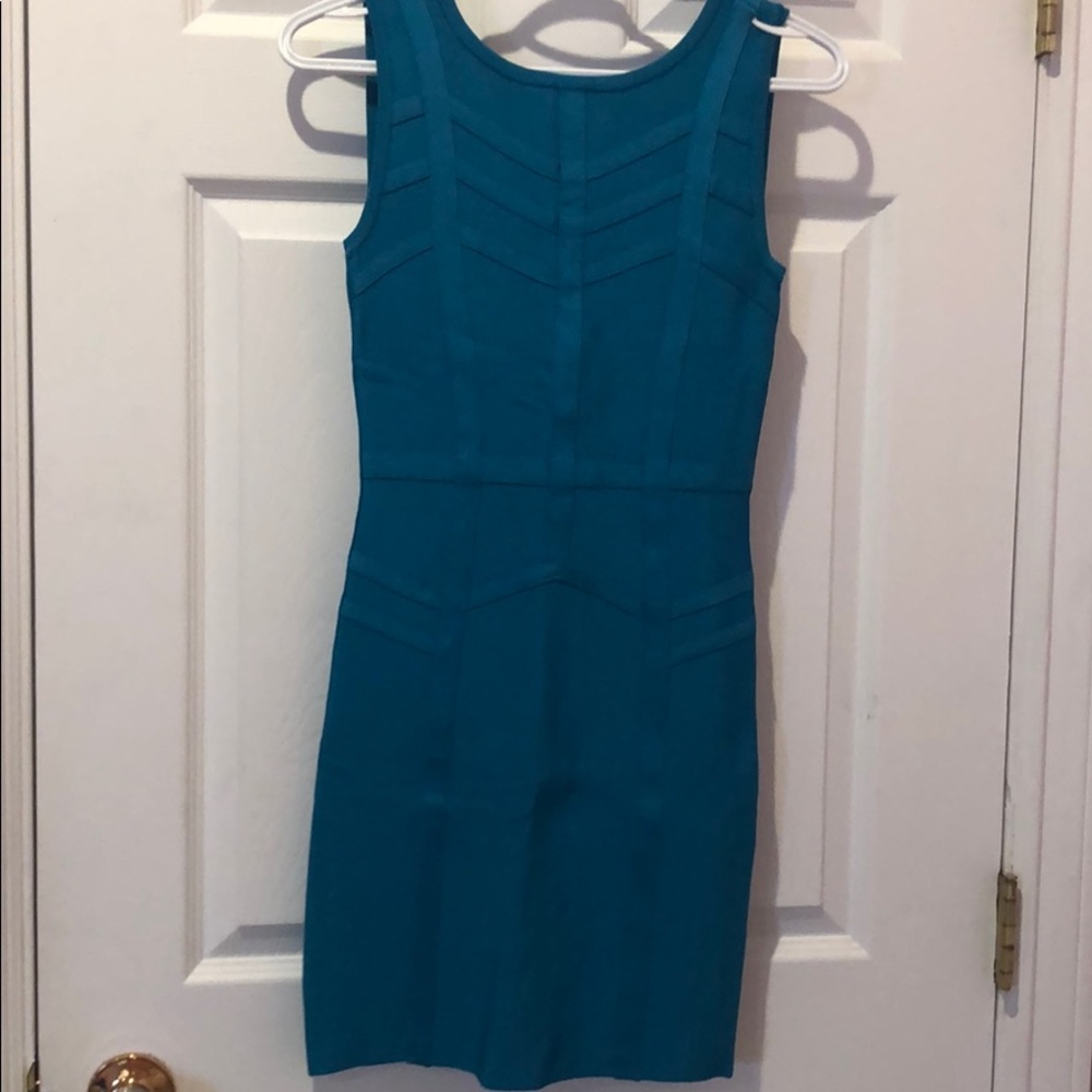 BEBE RIBBED DRESS
